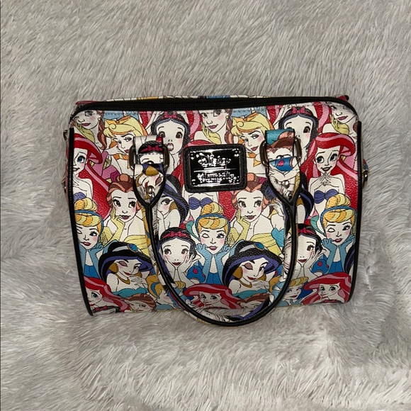 Loungefly Handbags - Loungefly Disney Princess (AOP) Pattern Satchel Bag